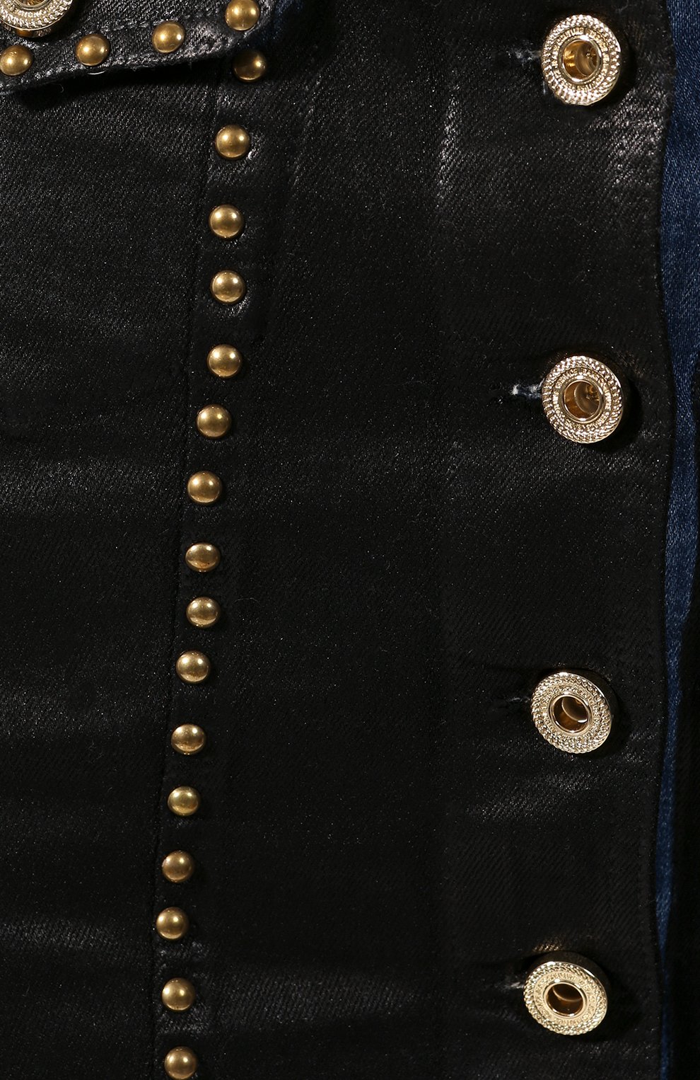 Джинсовая юбка VERSACE JEANS COUTURE синего цвета по цене 43350 руб., арт. A9HUA317-UDP806/A0J3D, фото 5 Джинсовая юбка VERSACE JEANS COUTURE, арт. A9HUA317-UDP806/A0J3D, фото 5