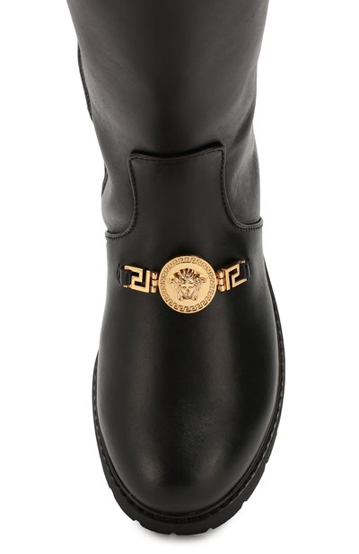 Кожаные сапоги VERSACE, арт. YHF00011/YB00060/30-33, фото 4