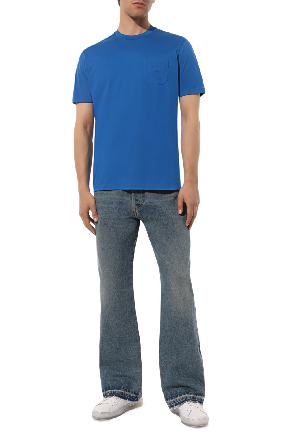 Хлопковая футболка PAUL&SHARK, арт. C0P1011, фото 2