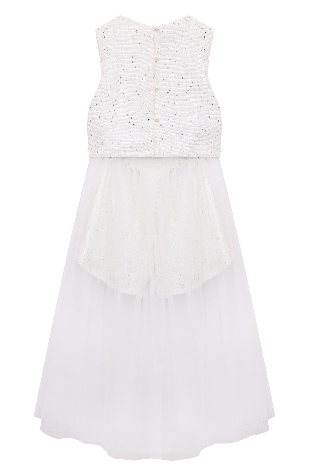 Комплект из топа и шорт DESIGNERS CAT белого цвета по цене 41250 руб., арт. 100000K01001012/4A-8A, фото 2 Комплект из топа и шорт DESIGNERS CAT, арт. 100000K01001012/4A-8A, фото 2