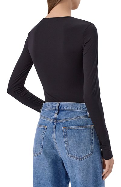 Боди aura AGOLDE черного цвета по цене 30750 руб., арт. A72941460, фото 4 Боди aura AGOLDE, арт. A72941460, фото 4