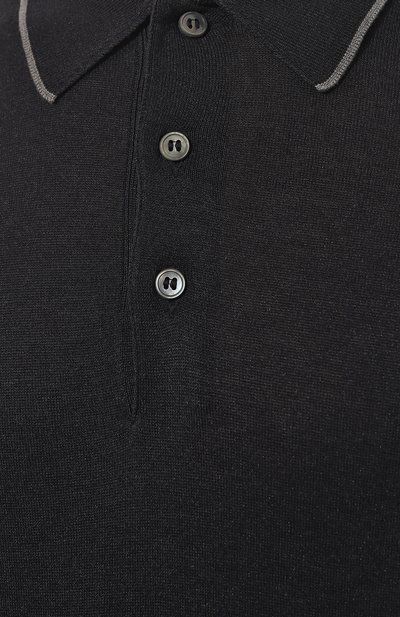 Шелковое поло ANDREA CAMPAGNA, арт. 43173/30901, фото 5