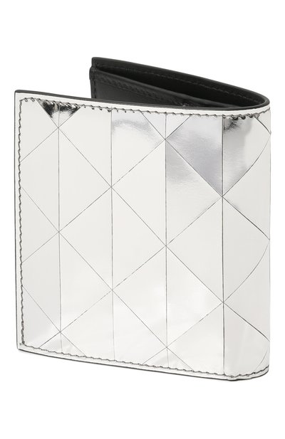 Кожаное портмоне PRADA серебряного цвета по цене 55000 руб., арт. 2MO004-2D0F-F0118, фото 2 Кожаное портмоне PRADA, арт. 2MO004-2D0F-F0118, фото 2