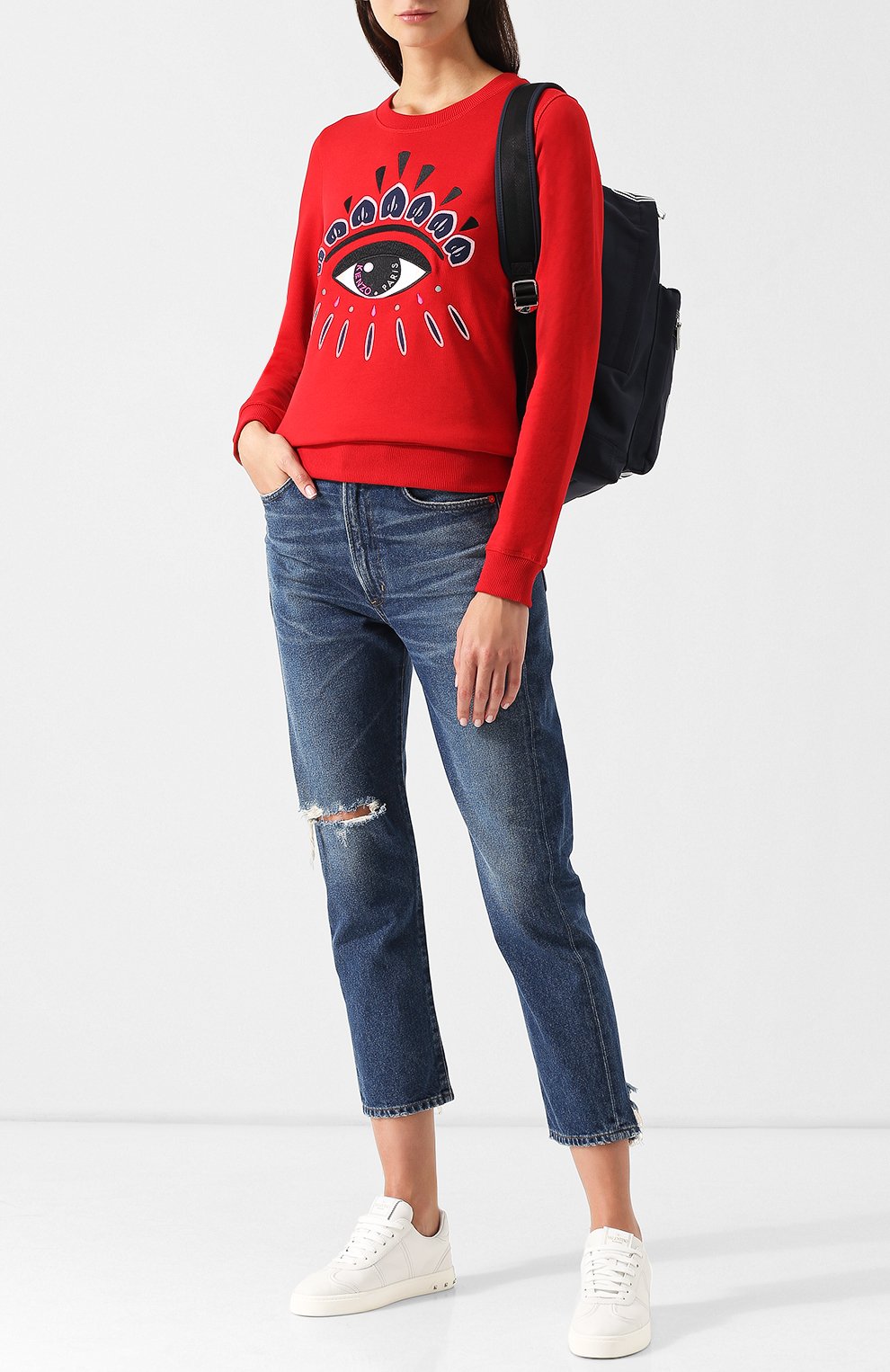 Хлопковый свитшот KENZO, арт. 2SW7104XC, фото 2