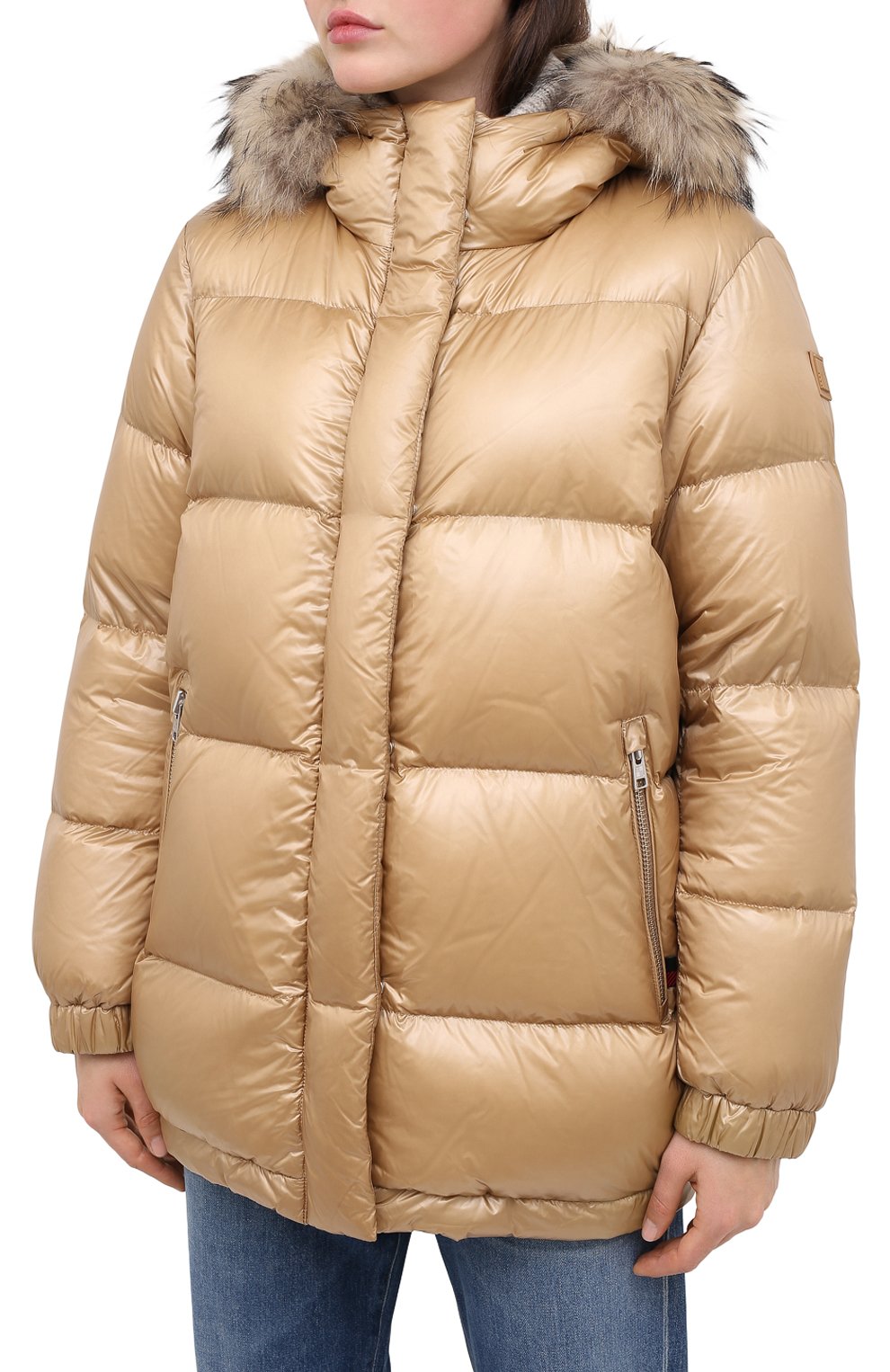 Пуховик WOOLRICH бежевого цвета по цене 92450 руб., арт. CFWW0U0285FR/UT1702, фото 3 Пуховик WOOLRICH, арт. CFWW0U0285FR/UT1702, фото 3