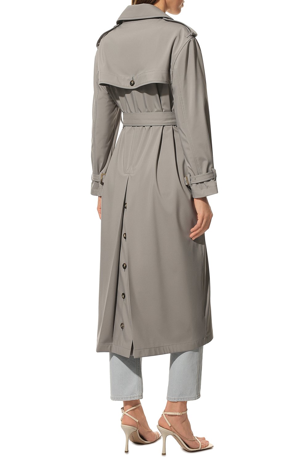 Тренч ULYANA SERGEENKO серого цвета по цене 320000 руб., арт. MNL001SS22Ornella (4366т21), фото 4 Тренч ULYANA SERGEENKO, арт. MNL001SS22Ornella (4366т21), фото 4