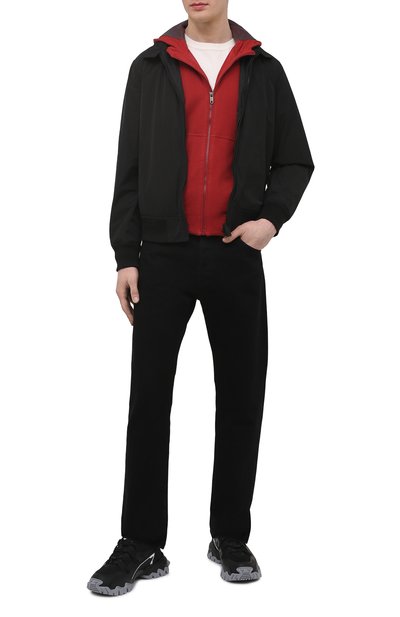 Хлопковая толстовка ZEGNA красного цвета по цене 49950 руб., арт. VW413/ZZ813, фото 2 Хлопковая толстовка ZEGNA, арт. VW413/ZZ813, фото 2