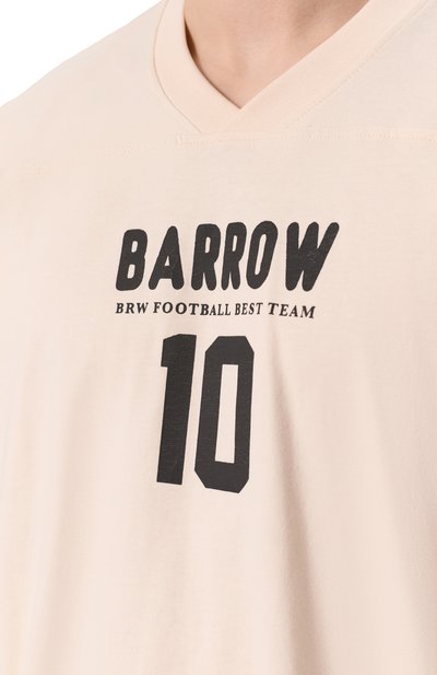 Хлопковая футболка BARROW, арт. S5BWMATH022, фото 5