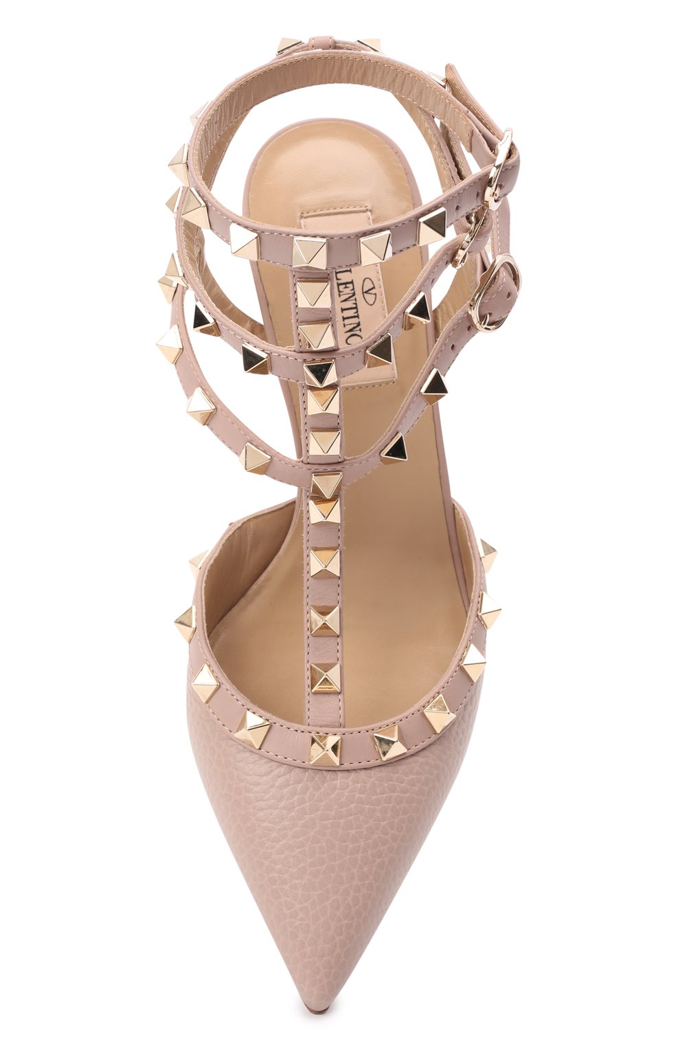 Кожаные туфли rockstud VALENTINO, арт. LW1S0375/VCE, фото 4