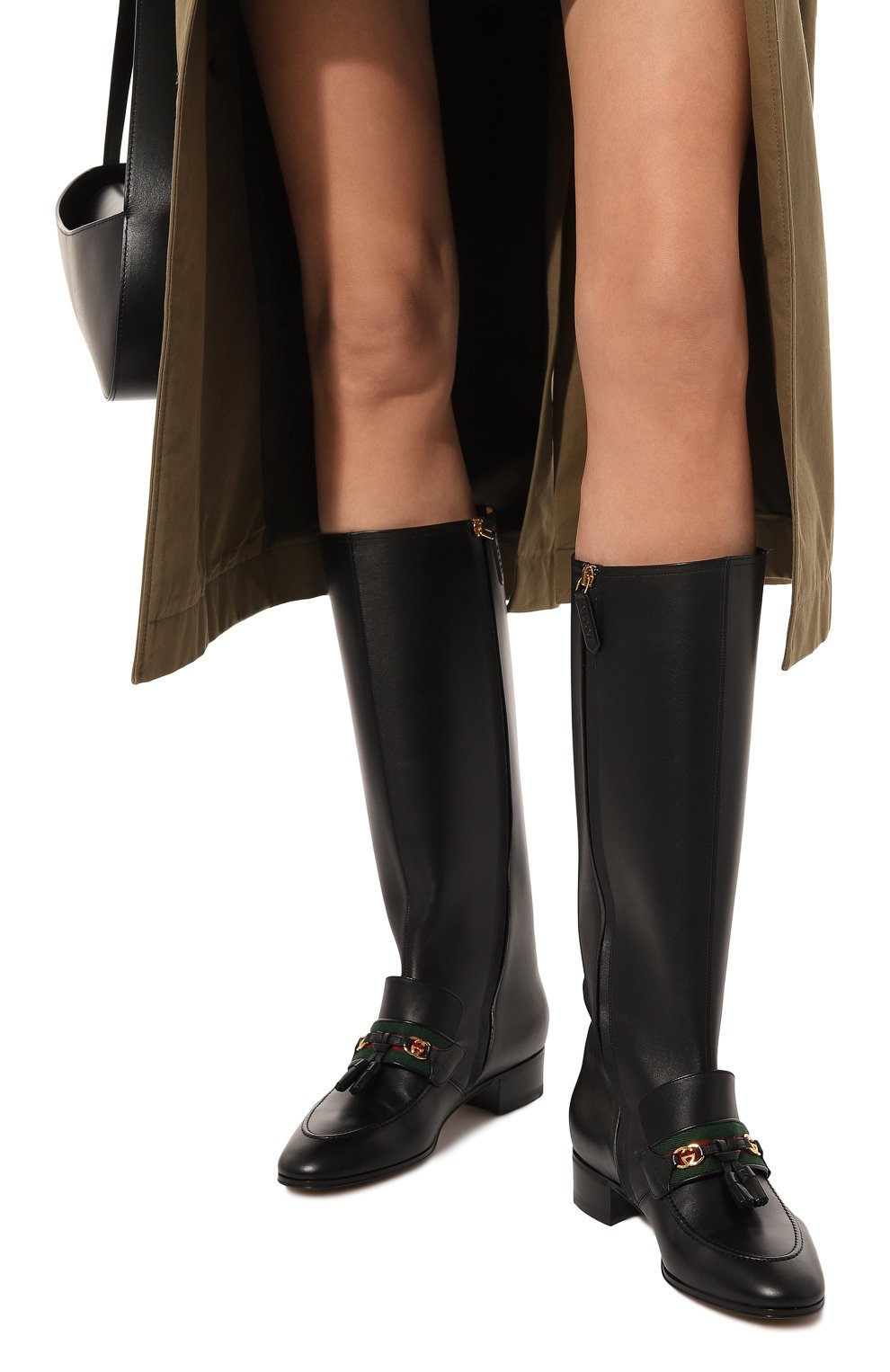 Кожаные сапоги GUCCI, арт. 659636 1W610, фото 3