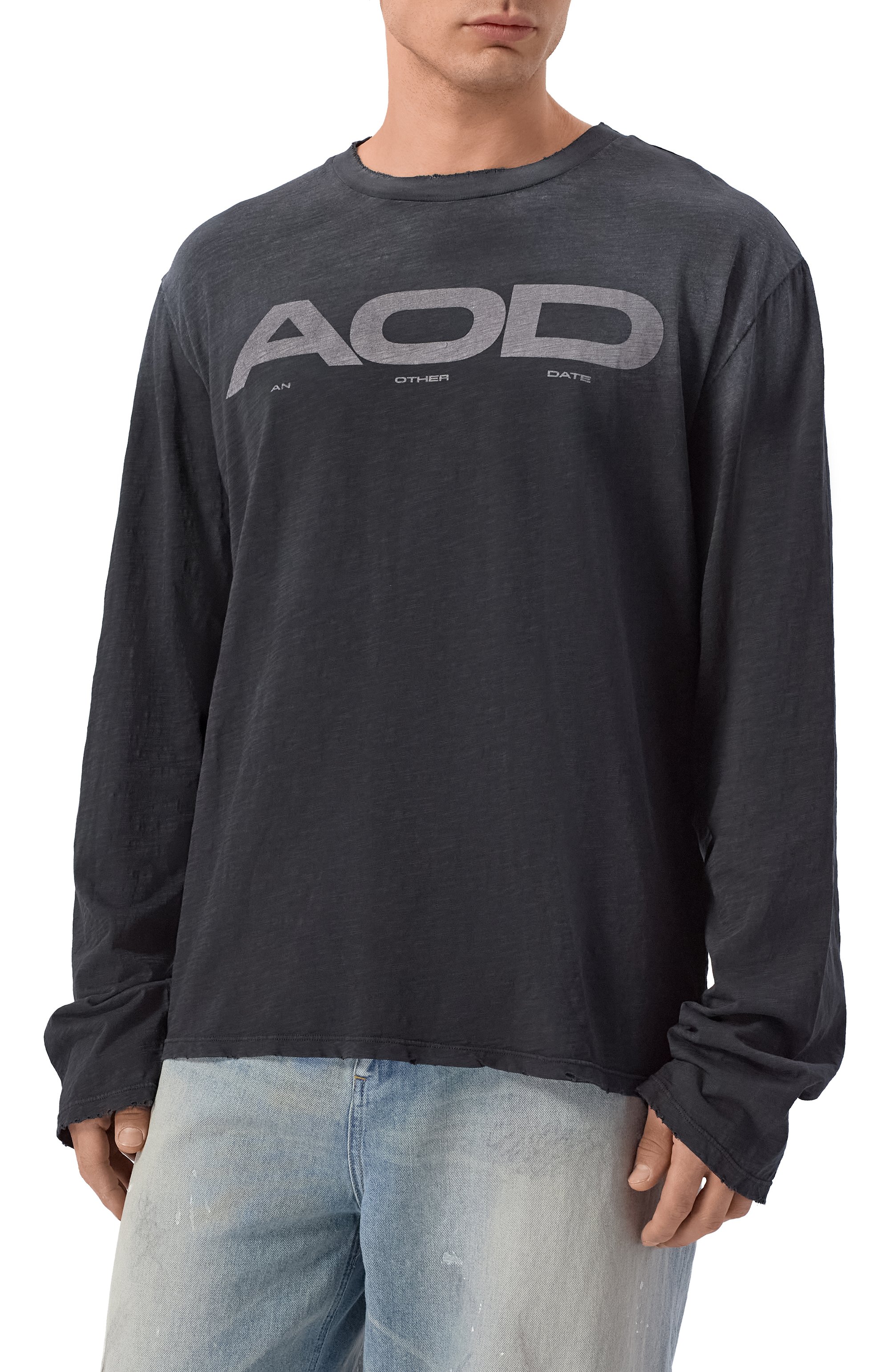 Хлопковый лонгслив AN OTHER DATE, арт. F50DMATH087_1, фото 3