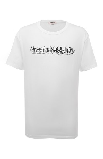 Хлопковая футболка ALEXANDER MCQUEEN, арт. 727277 QUZ17, фото 1