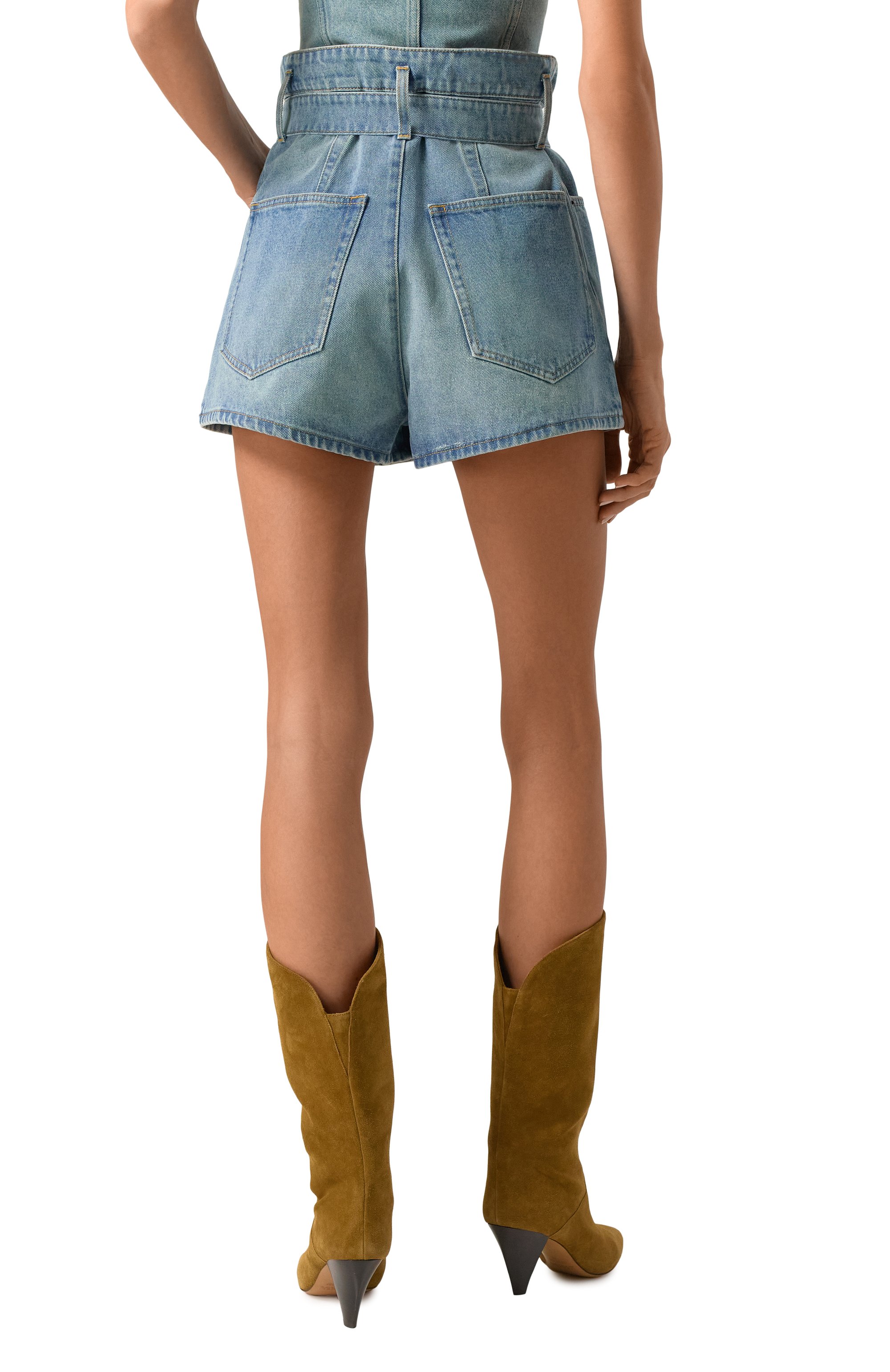 Джинсовые шорты PETAR PETROV, арт. S25DP3, фото 4