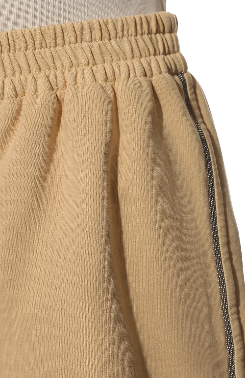 Хлопковые шорты BRUNELLO CUCINELLI желтого цвета по цене 82550 руб., арт. MD869DD899, фото 5 Хлопковые шорты BRUNELLO CUCINELLI, арт. MD869DD899, фото 5