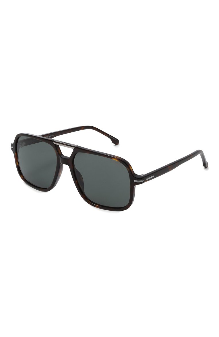 Женские солнцезащитные очки CARRERA коричневого цвета, арт. CARRERA 350 086 | Фото 1 (Нос: Не проставлено; Региональные ограничения белый список (Axapta Mercury): Не проставлено; Кросс-КТ: С/з-унисекс; Тип очков: С/з; Материал: Пластик; Очки форма: Авиаторы; Оптика Гендер: оптика-унисекс)