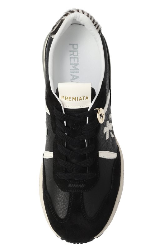 Кожаные кроссовки Cassie Premiata CASSIE/VAR 7681 Чёрный  CASSIE/VAR 7681 Фото 6