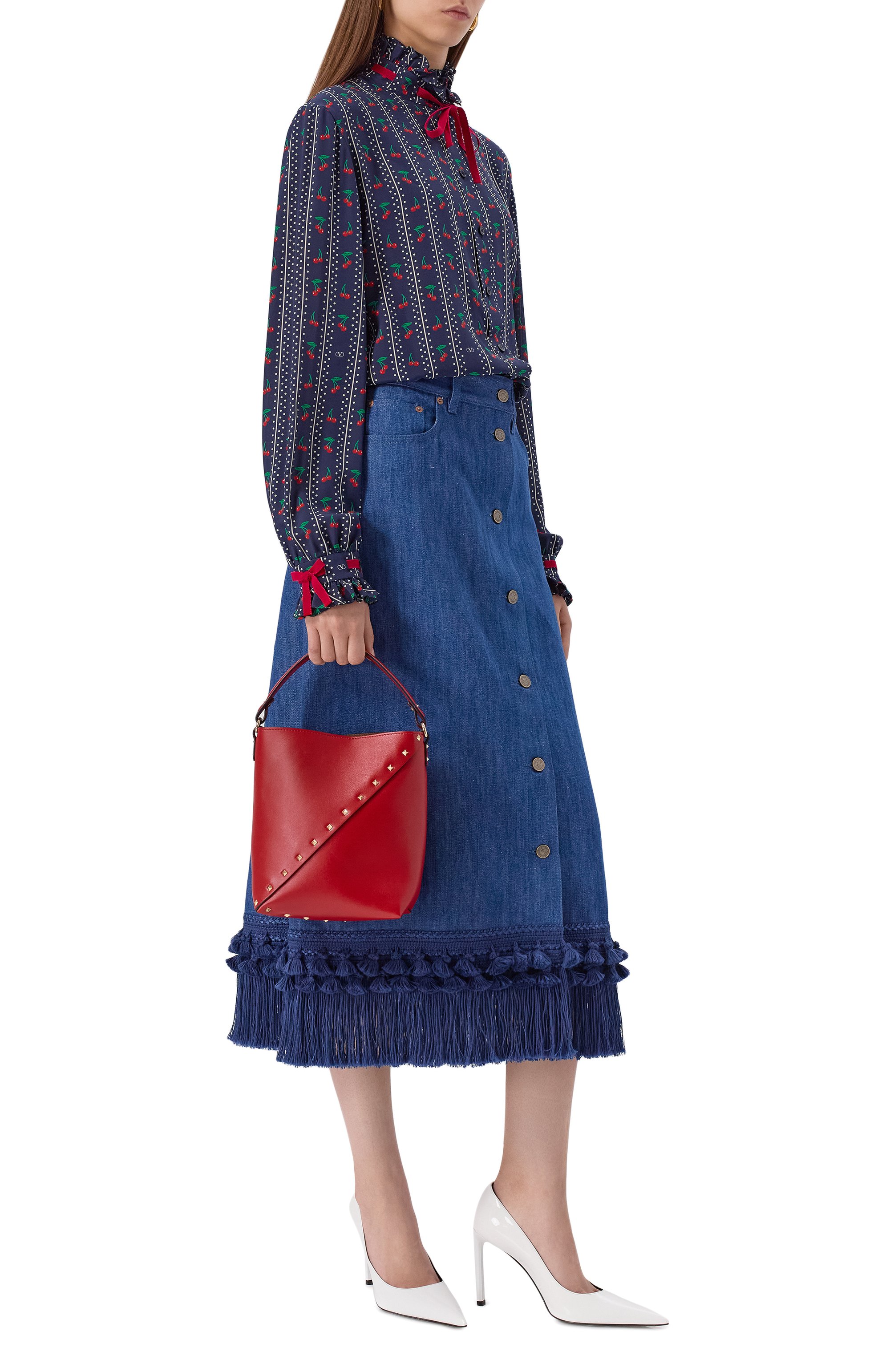 Сумка rockstud wispy VALENTINO, арт. 5W2B0Q00/PIY, фото 7