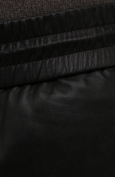 Кожаные джоггеры SAINT LAURENT, арт. 664566/YC2MS, фото 5