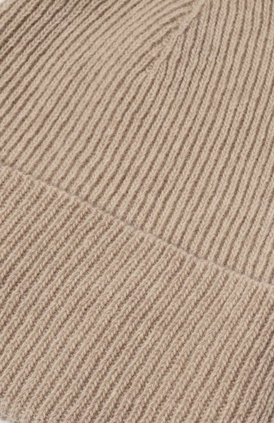 Шапка из шерсти и кашемира ELEVENTY бежевого цвета по цене 13950 руб., арт. H81ACCH09/MAG0H077, фото 4 Шапка из шерсти и кашемира ELEVENTY, арт. H81ACCH09/MAG0H077, фото 4