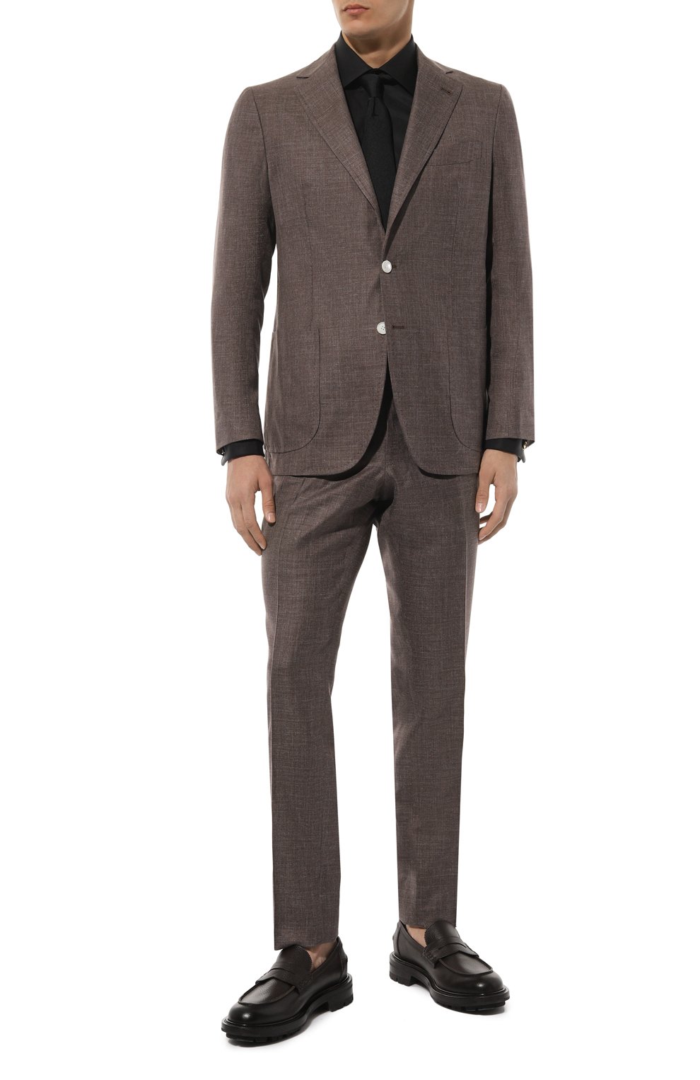 Хлопковая сорочка STEFANO RICCI черного цвета по цене 95050 руб., арт. MC003792/L1250, фото 2 Хлопковая сорочка STEFANO RICCI, арт. MC003792/L1250, фото 2