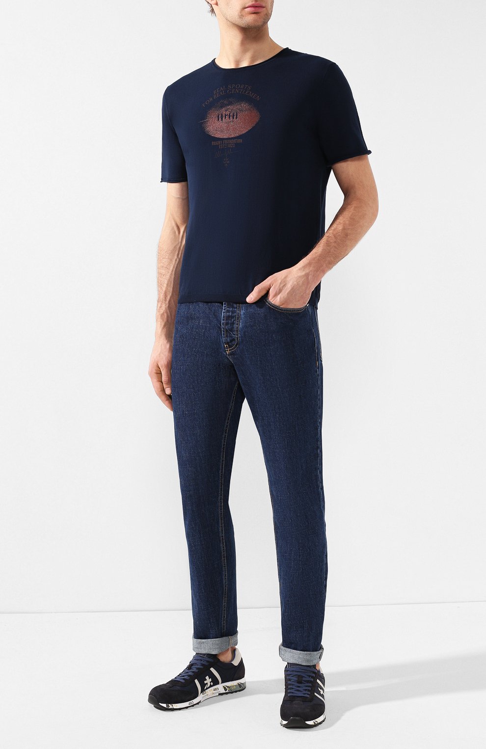 Хлопковая футболка ELEVENTY UOMO, арт. 979MA0419 MAG27066, фото 2