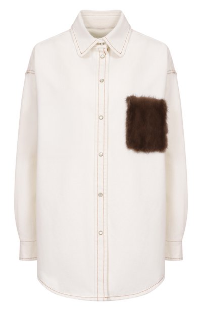 Женская джинсовая рубашка FORTE DEI MARMI COUTURE, арт. 25WF8171