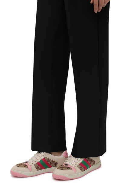 Текстильные кеды screener GUCCI, арт. 677423/9SFR0, фото 3