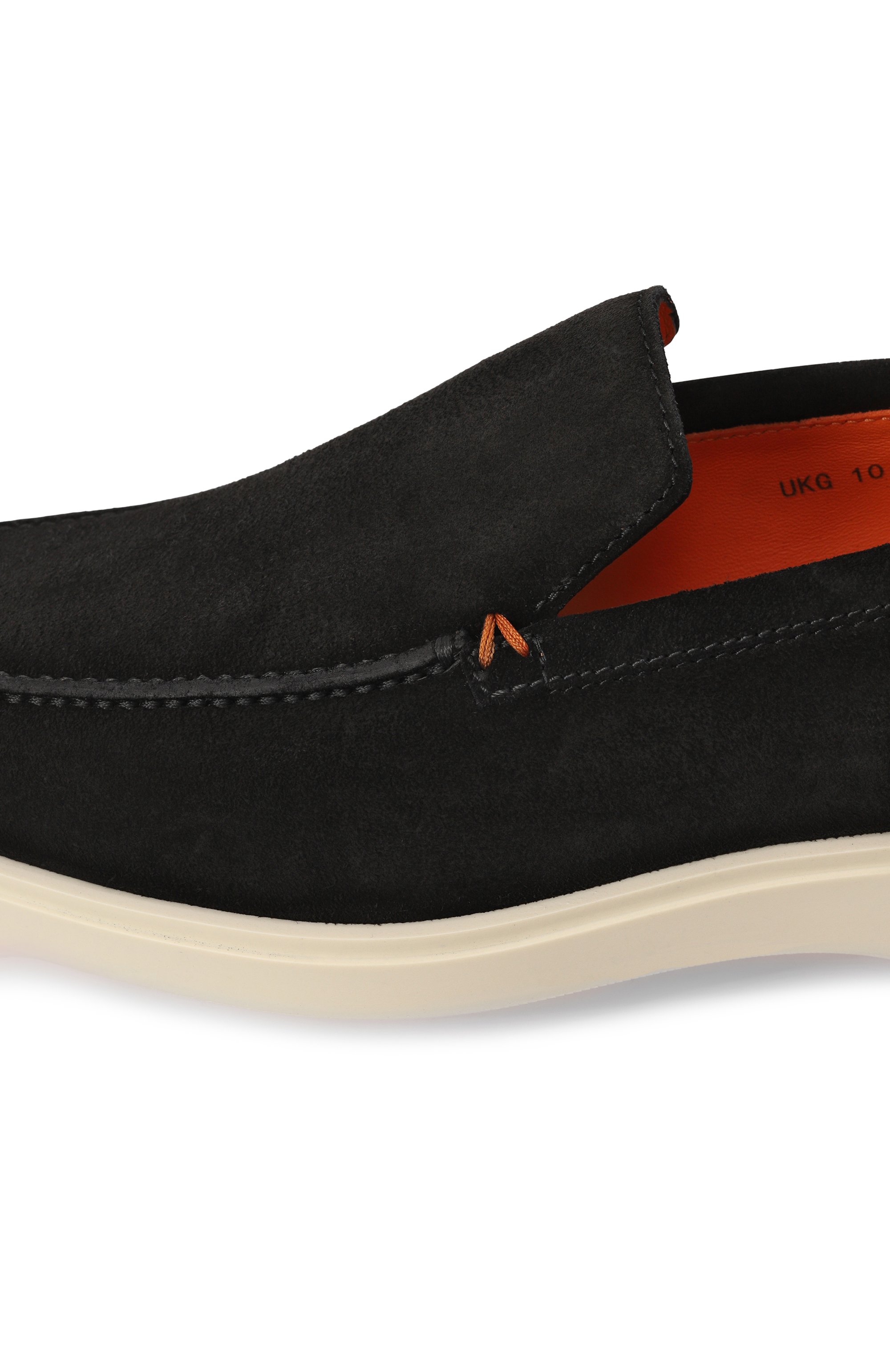 Замшевые лоферы detroit SANTONI, арт. MGDG17824TICBGEX, фото 7