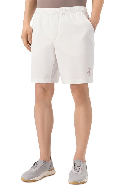 Хлопковые шорты BRUNELLO CUCINELLI, арт. ML8243390T, фото 3