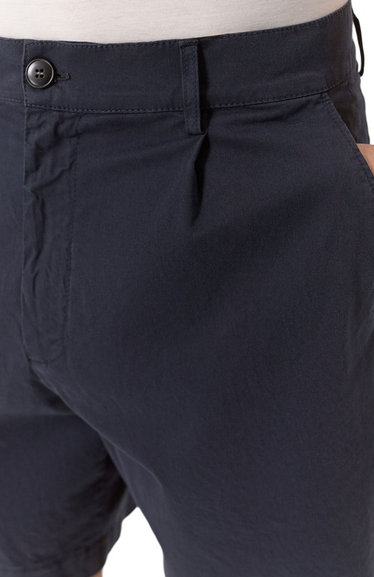Хлопковые шорты Canali D95608/PT01482 Синий  D95608/PT01482 Фото 5