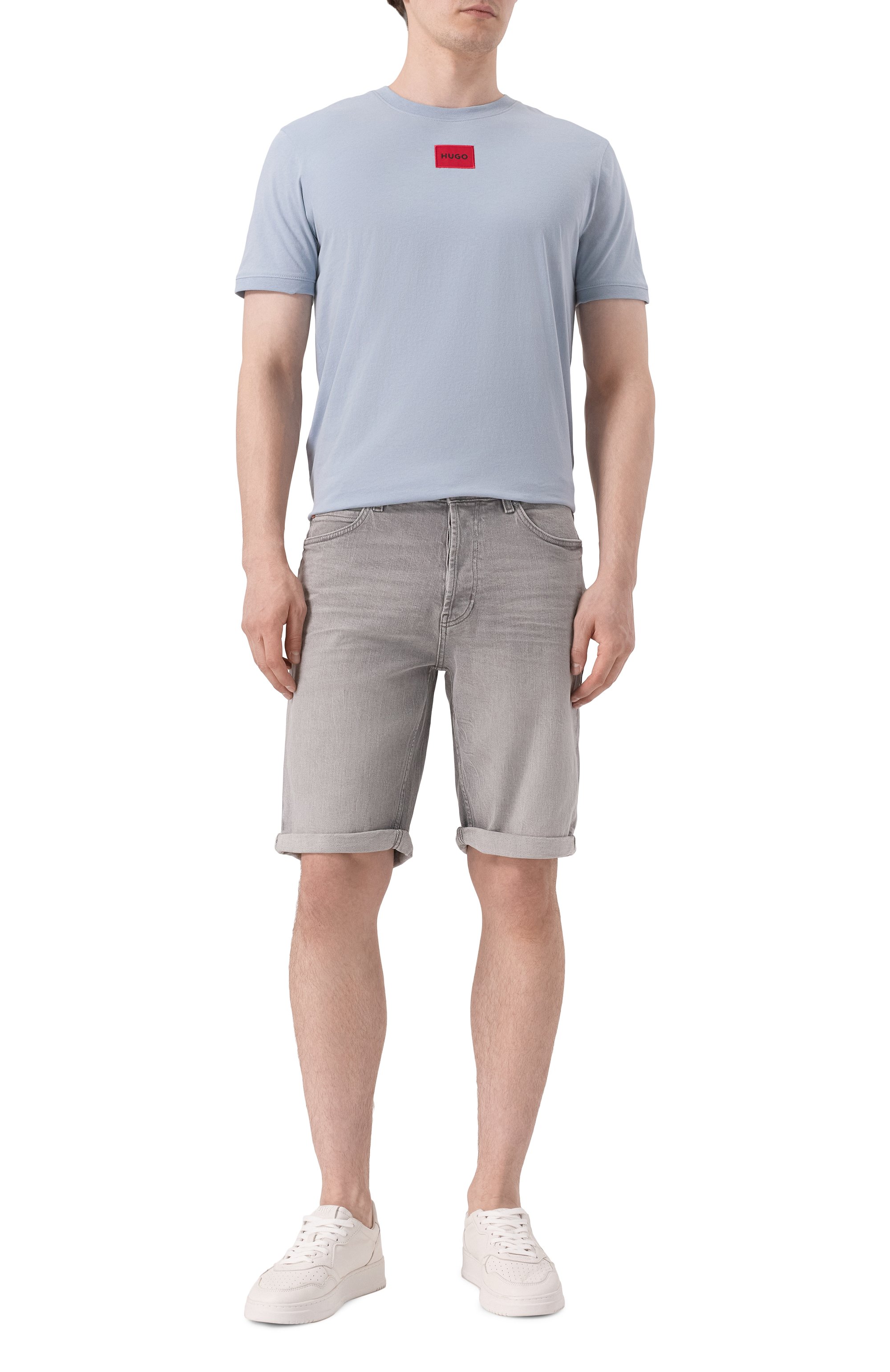Хлопковая футболка HUGO, арт. 50447978, фото 2