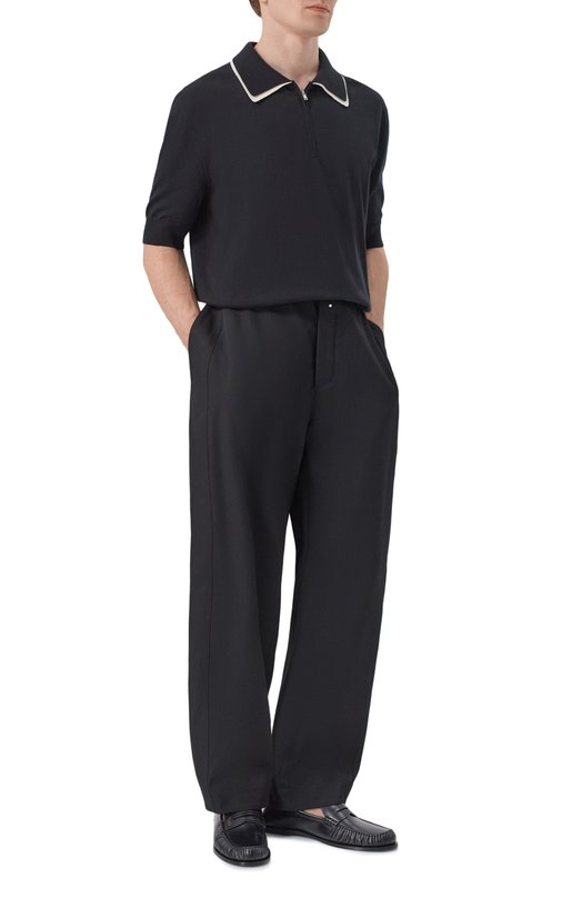 Шерстяные брюки Jacquemus 26EPAM00549/AW00739 Чёрный  26EPAM00549/AW00739 Фото 2