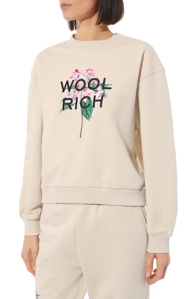 Хлопковый свитшот WOOLRICH, арт. CFWWSW0107FR/UT3164, фото 3