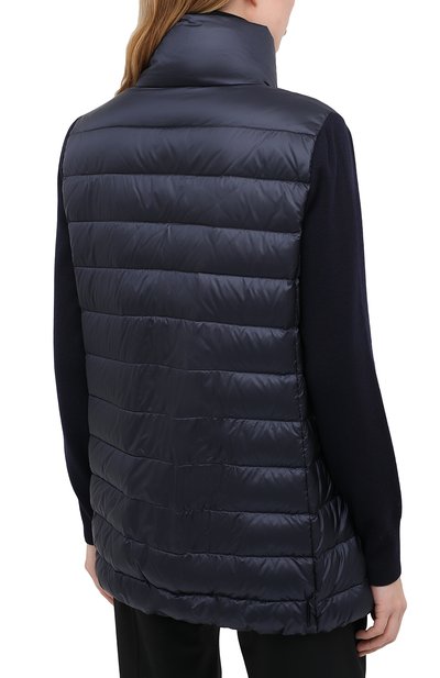 Пуховая куртка MONCLER темно-синего цвета по цене 82100 руб., арт. F2-093-9B512-00-A9018, фото 4 Пуховая куртка MONCLER, арт. F2-093-9B512-00-A9018, фото 4
