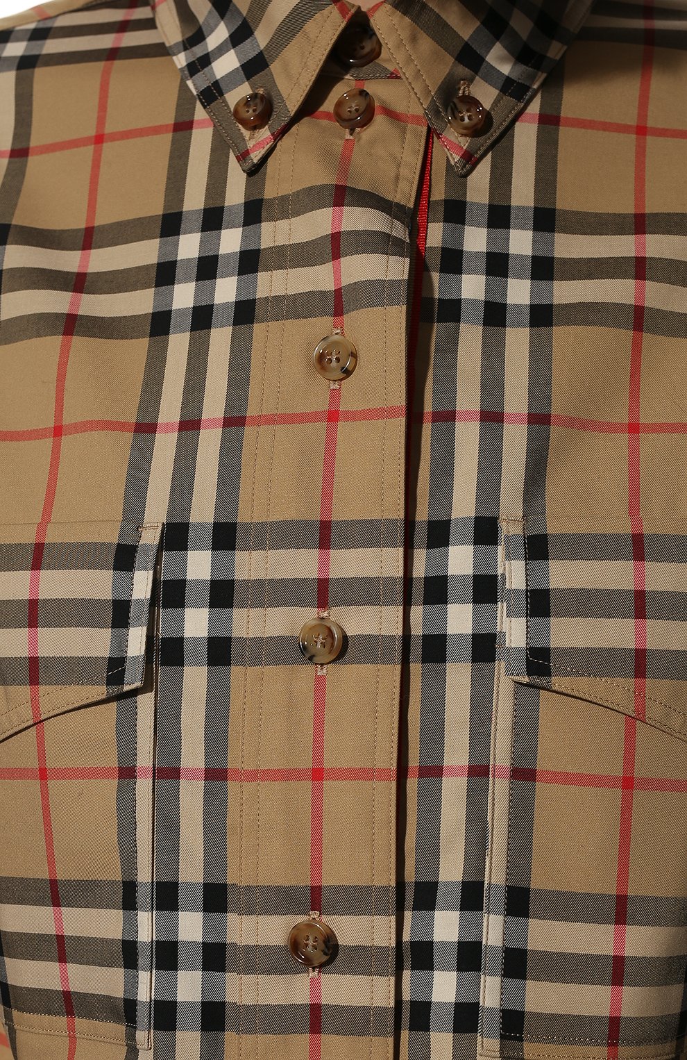 Хлопковая рубашка BURBERRY, арт. 8022285, фото 5