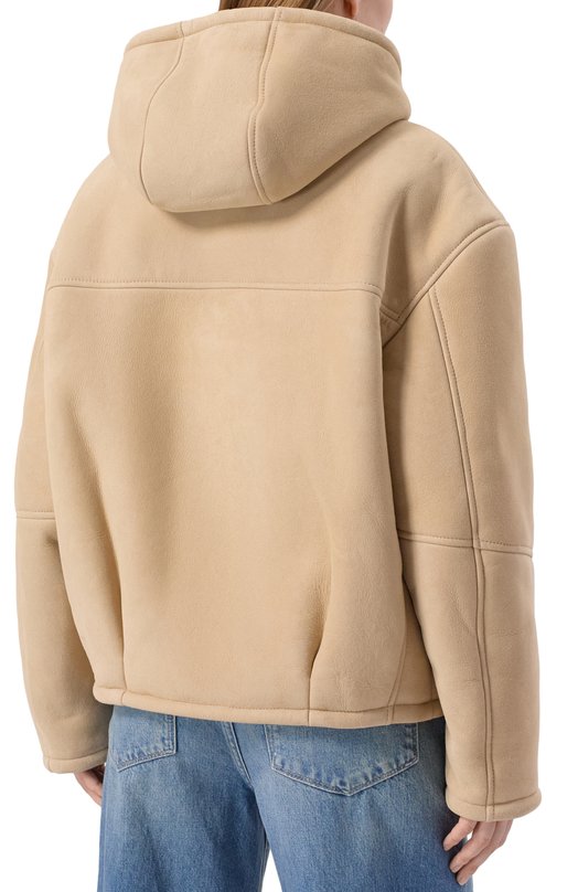 Дубленка из овчины Halfboy HF251WL178 Бежевый  HF251WL178 Фото 4