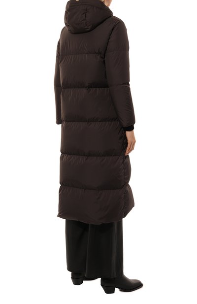 Пуховик HERNO темно-коричневого цвета по цене 109500 руб., арт. PI001742D-RUS/12004, фото 4 Пуховик HERNO, арт. PI001742D-RUS/12004, фото 4
