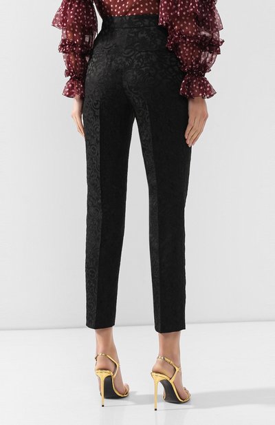 Брюки DOLCE & GABBANA черного цвета по цене 79950 руб., арт. FTAM2T/FJRDI, фото 4 Брюки DOLCE & GABBANA, арт. FTAM2T/FJRDI, фото 4