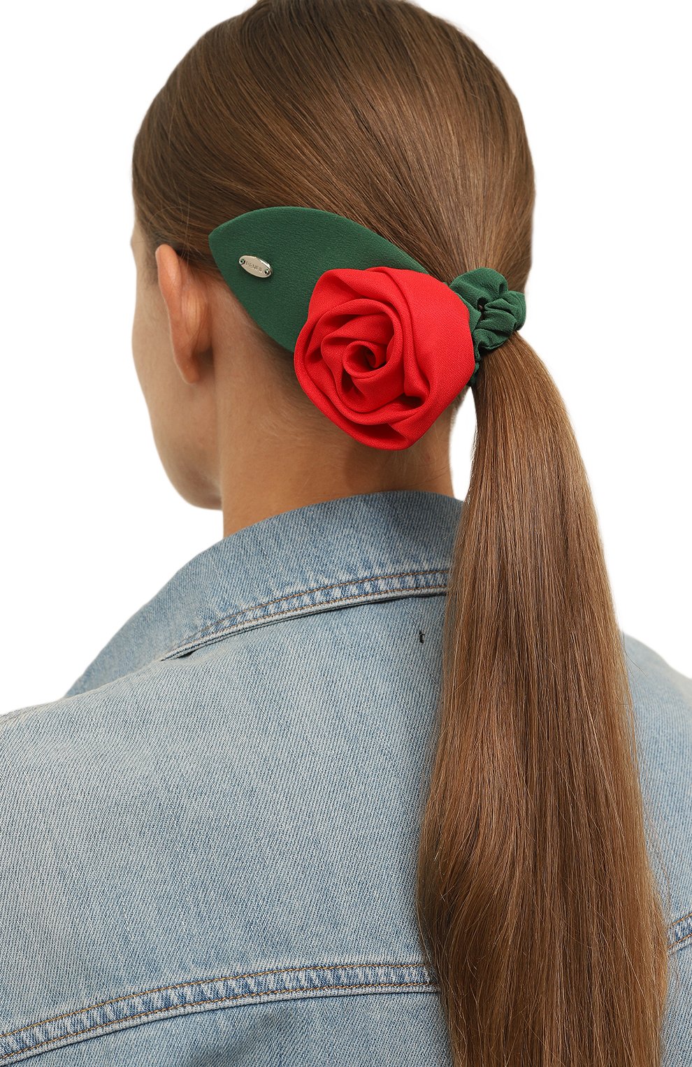 Резинка для волос PANFIL красного цвета по цене 9000 руб., арт. 5-NROSE, фото 2 Резинка для волос PANFIL, арт. 5-NROSE, фото 2