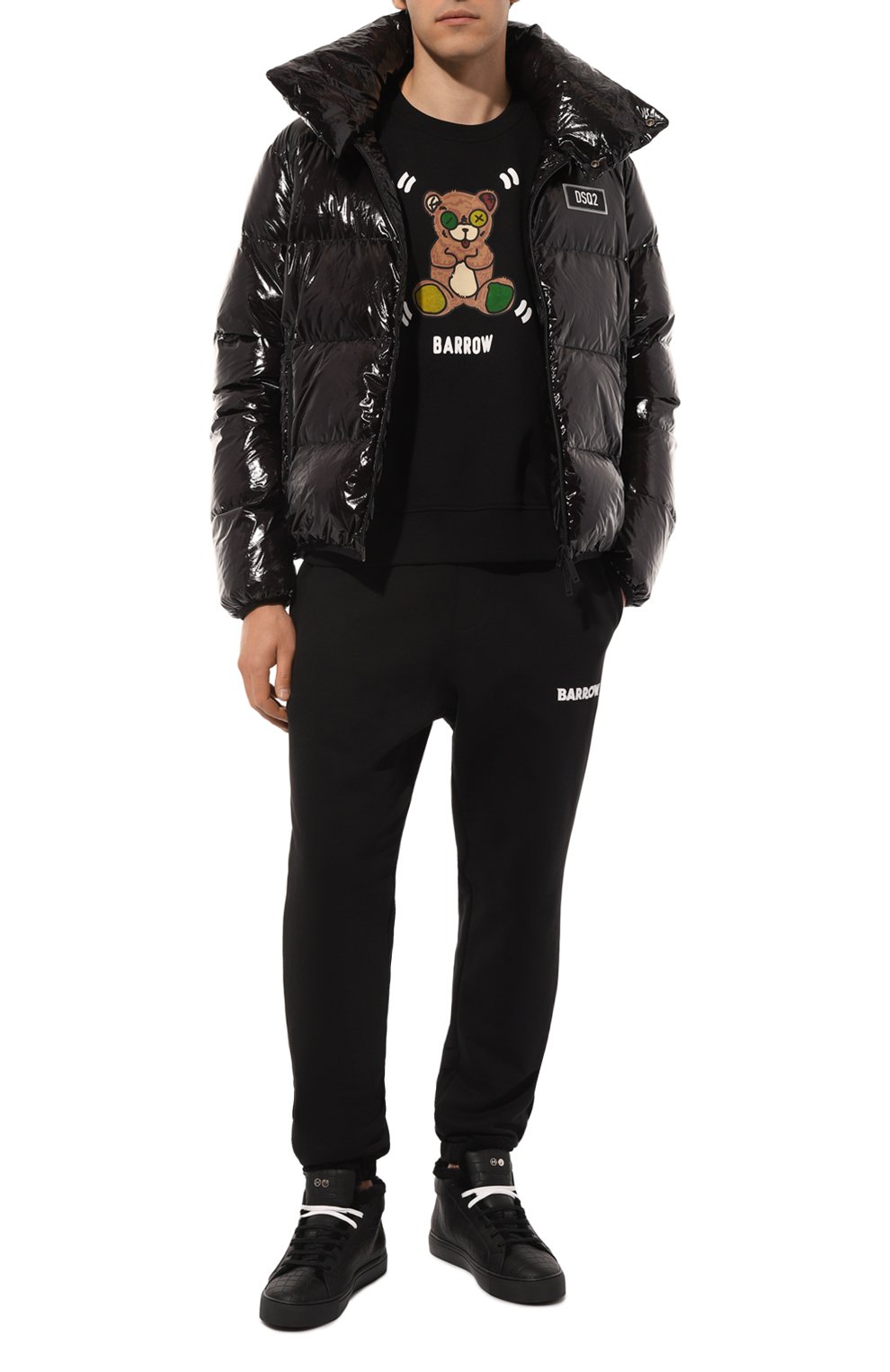 Хлопковые джоггеры BARROW, арт. F4BWMAFP135, фото 2