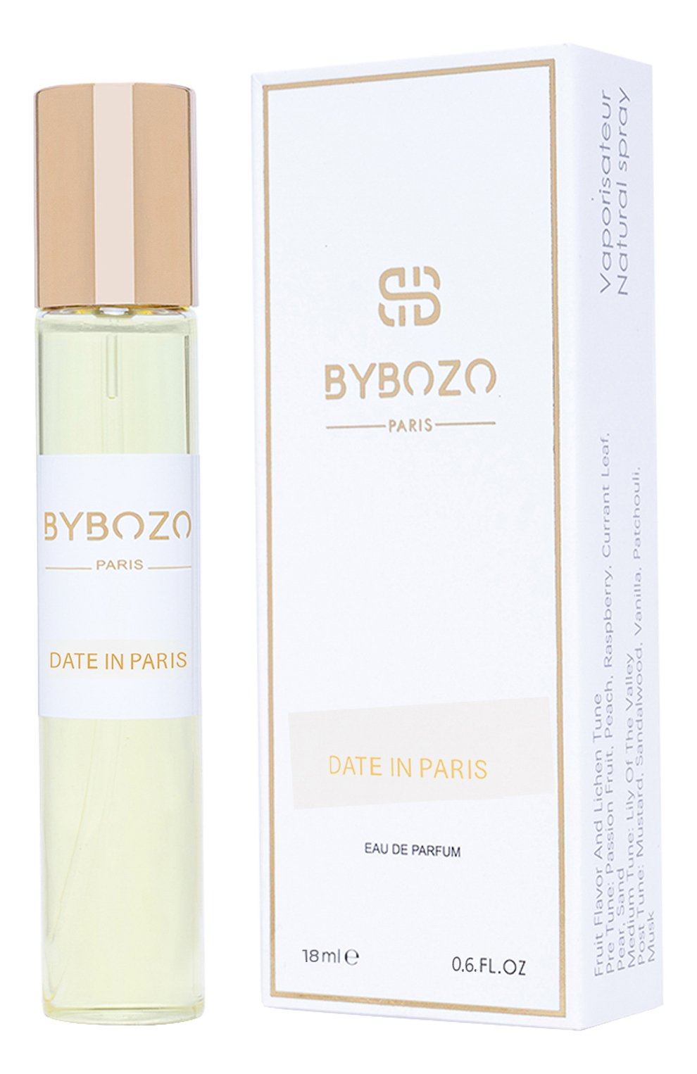 Парфюмерная вода date in paris (18ml) BYBOZO, арт. 3351542410305, фото 2