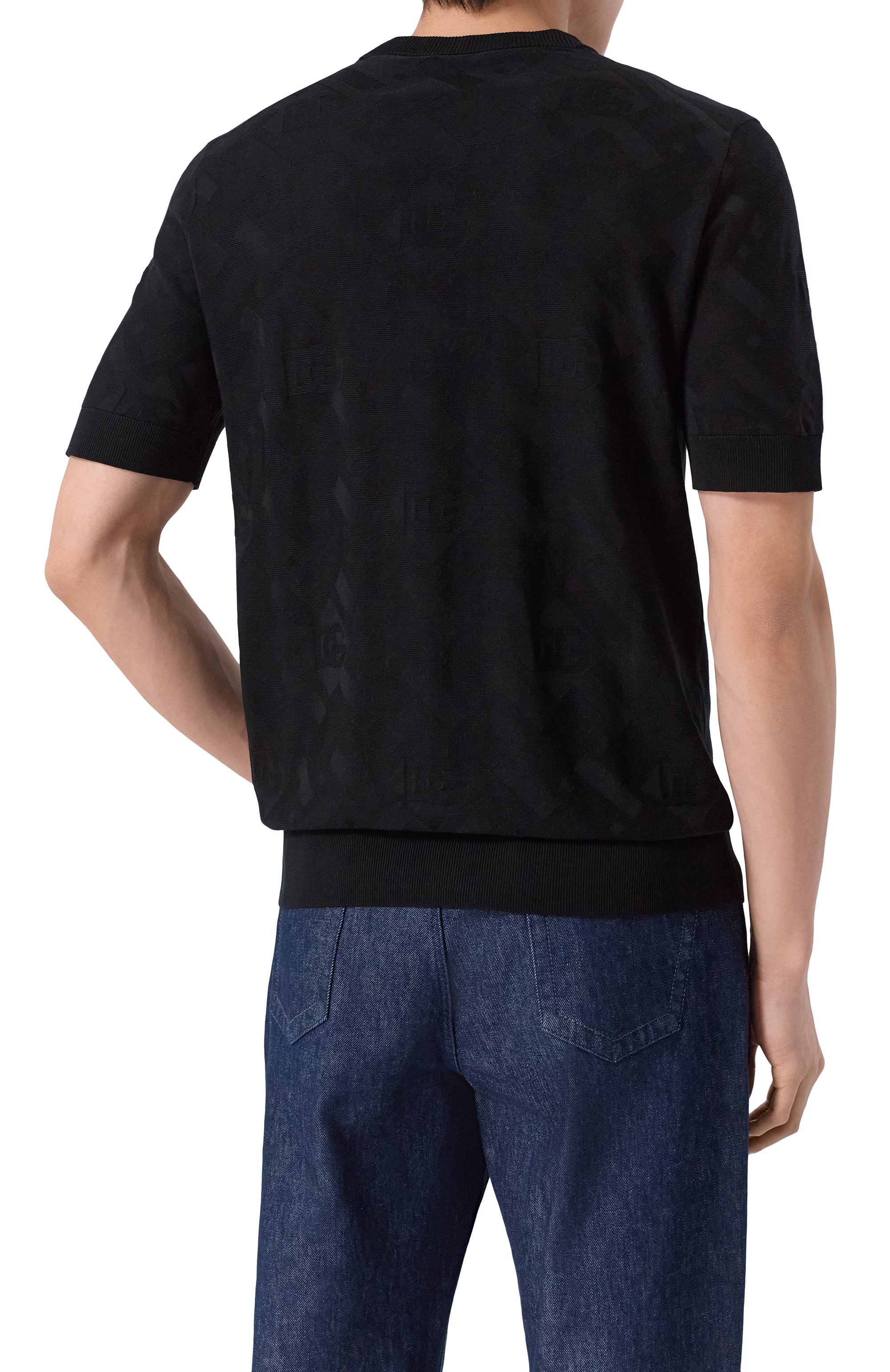 Шелковый джемпер DOLCE & GABBANA, арт. GXX03T/JBS0C, фото 4