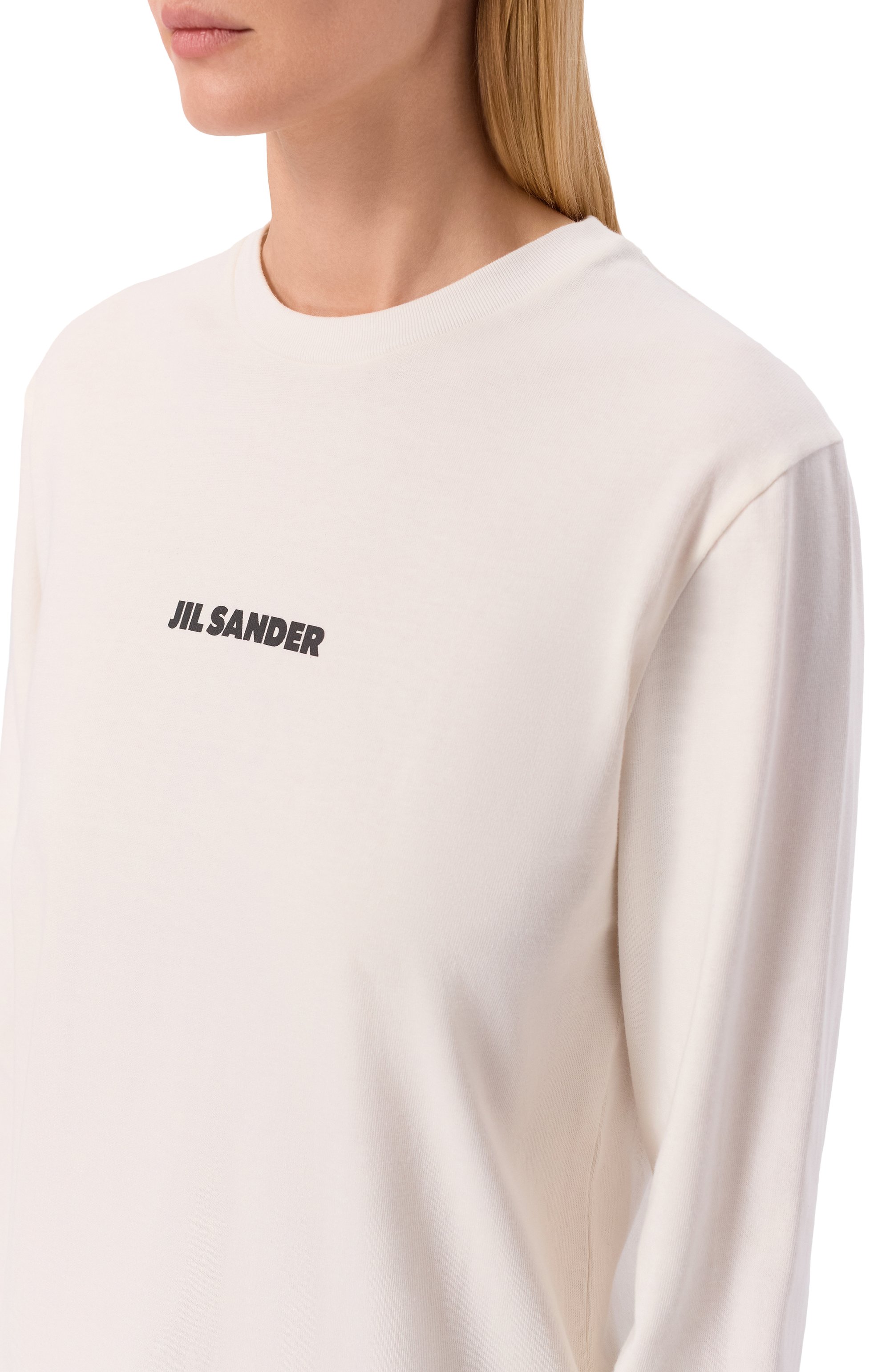 Хлопковый лонгслив JIL SANDER, арт. J02GC0141/J20103, фото 5