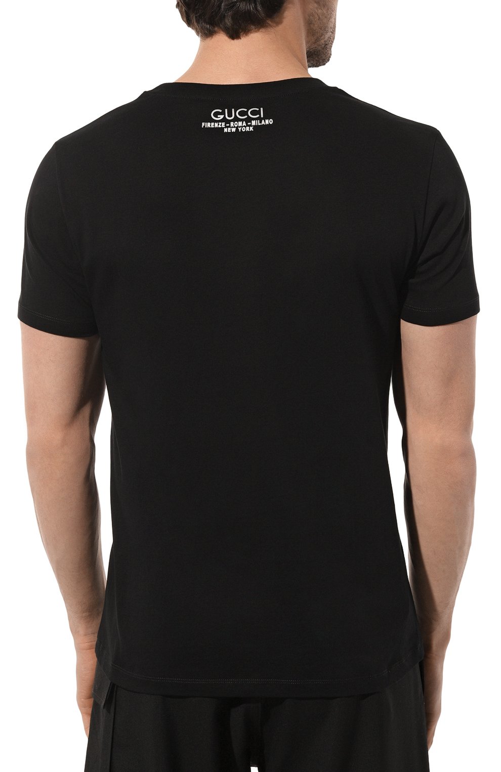 Хлопковая футболка GUCCI, арт. 761525/XJFZ0, фото 4