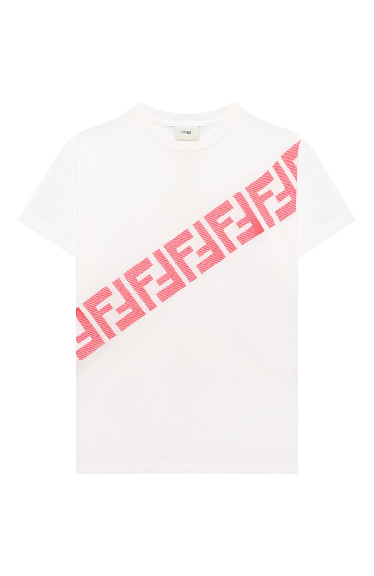 Хлопковая футболка FENDI, арт. JFI292/7AJ/8A-12+, фото 1