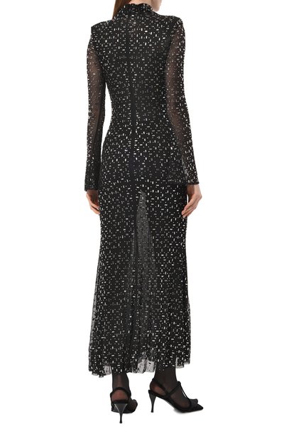 Платье с отделкой стразами SELF-PORTRAIT, арт. AW23-092MA-B, фото 4