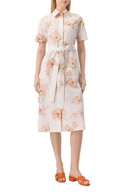 Платье из хлопка и шелка COLOMBO, арт. AB00358/F/T0294-U-1V, фото 3