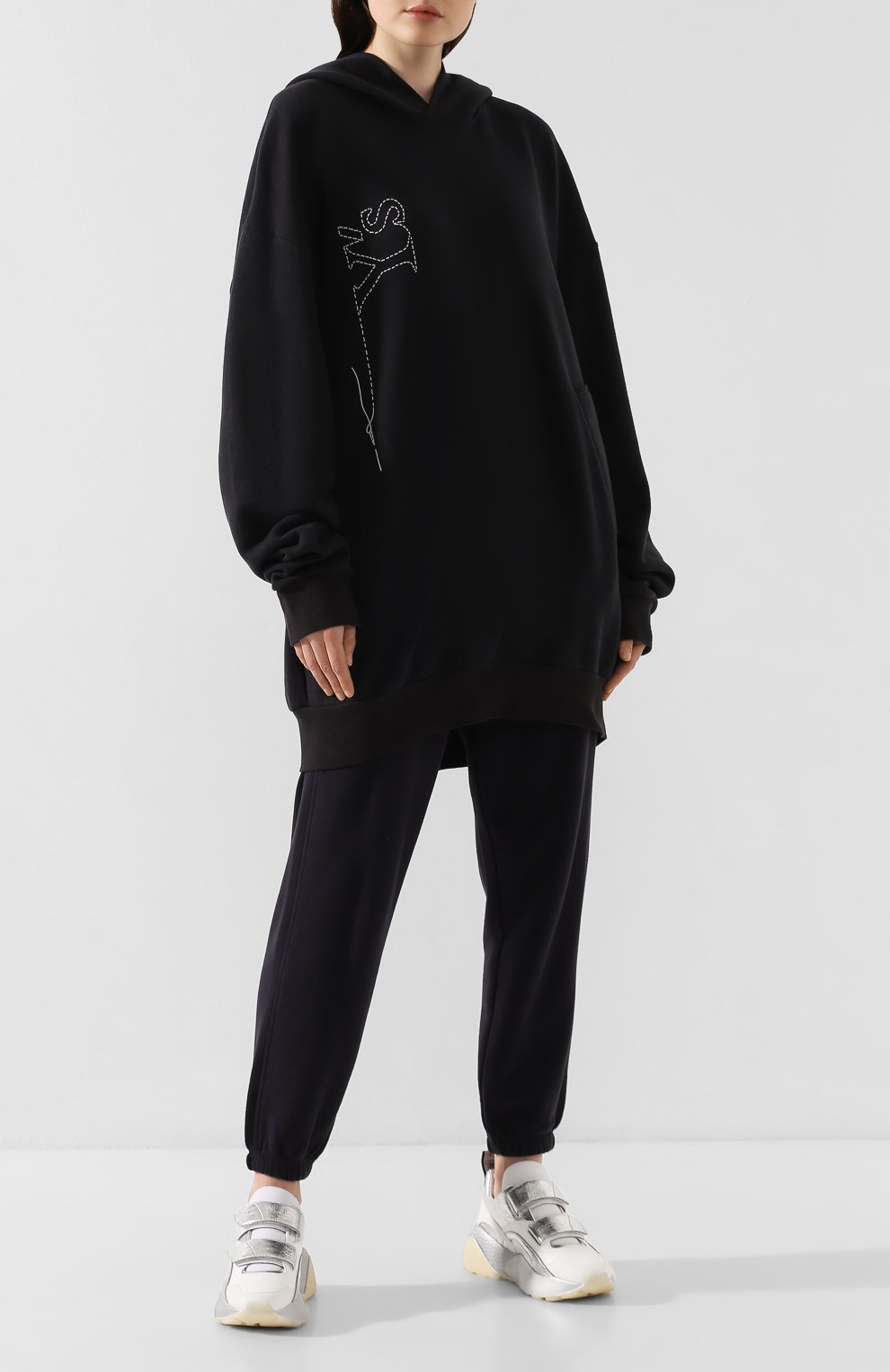 Удлиненное худи YOHJI YAMAMOTO, арт. YJ-T03-671, фото 2