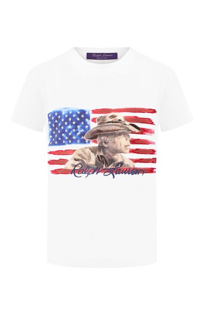 Хлопковая футболка RALPH LAUREN, арт. 290764549, фото 1