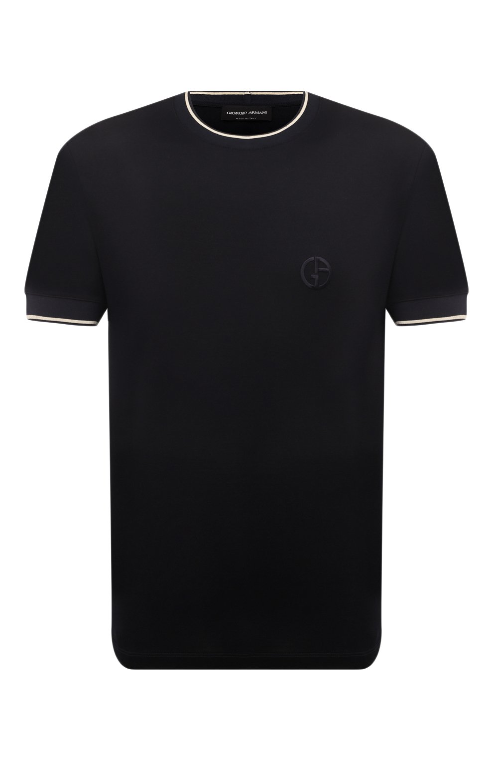 Футболка из хлопка и шелка GIORGIO ARMANI, арт. GM000238/TE11865, фото 1